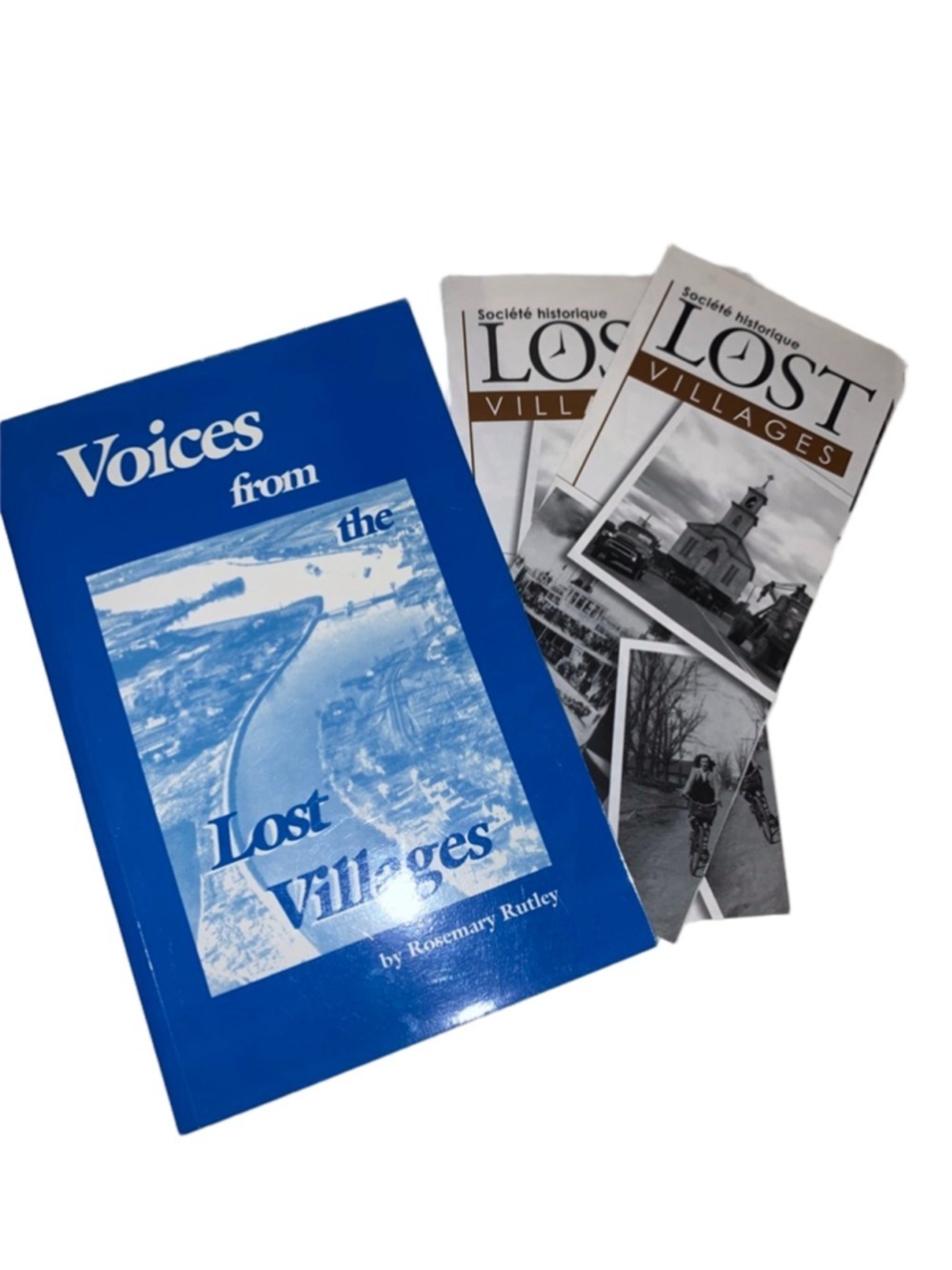 Unbranded Blue & White Voices from the Lost Villages Coffee Table Book One Size